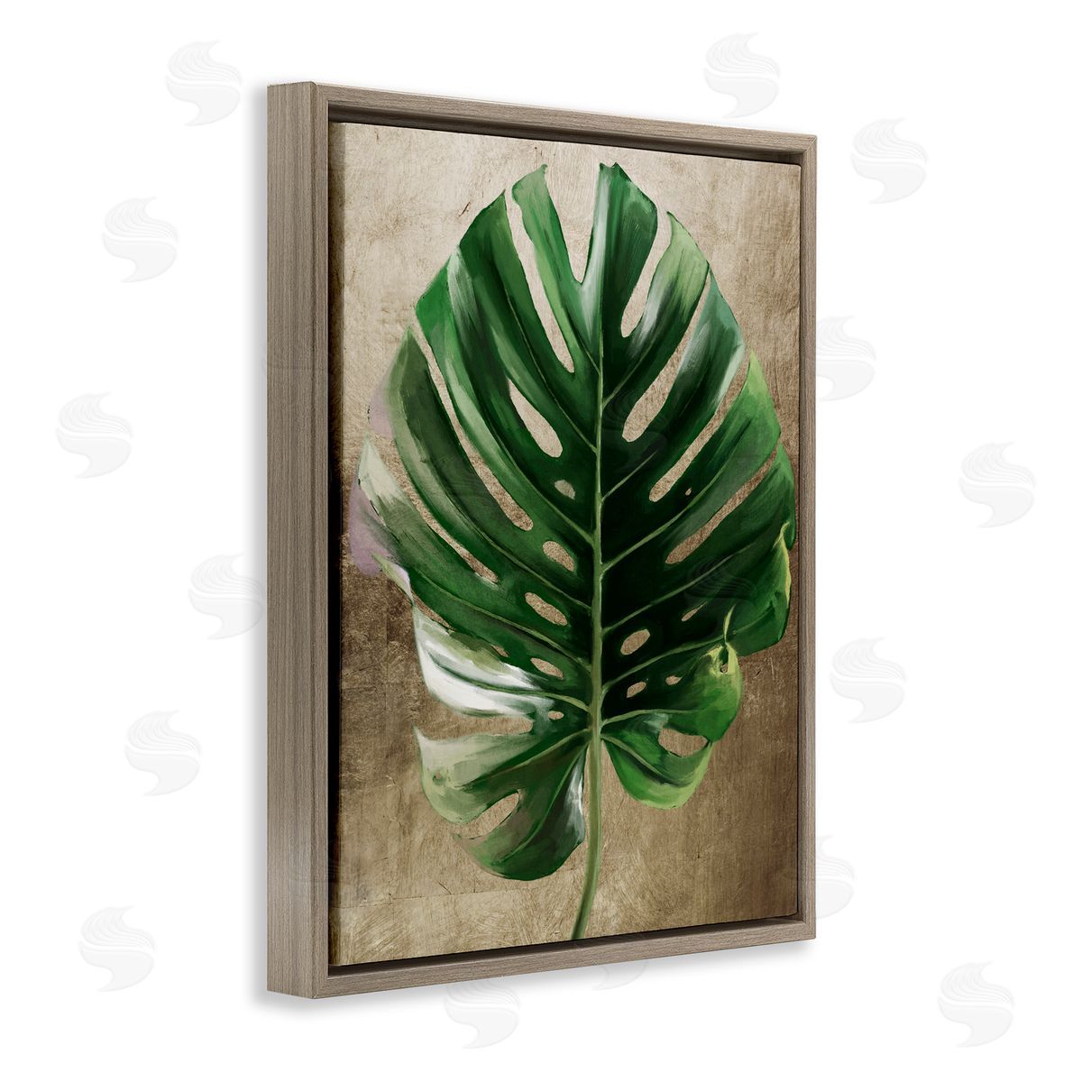 Anna Lischenko Earthy Exotic Leaf Canvas Wall Art Print