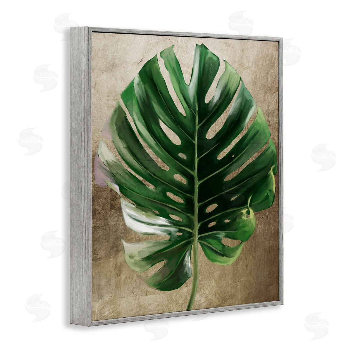 Anna Lischenko Earthy Exotic Leaf Canvas Wall Art Print