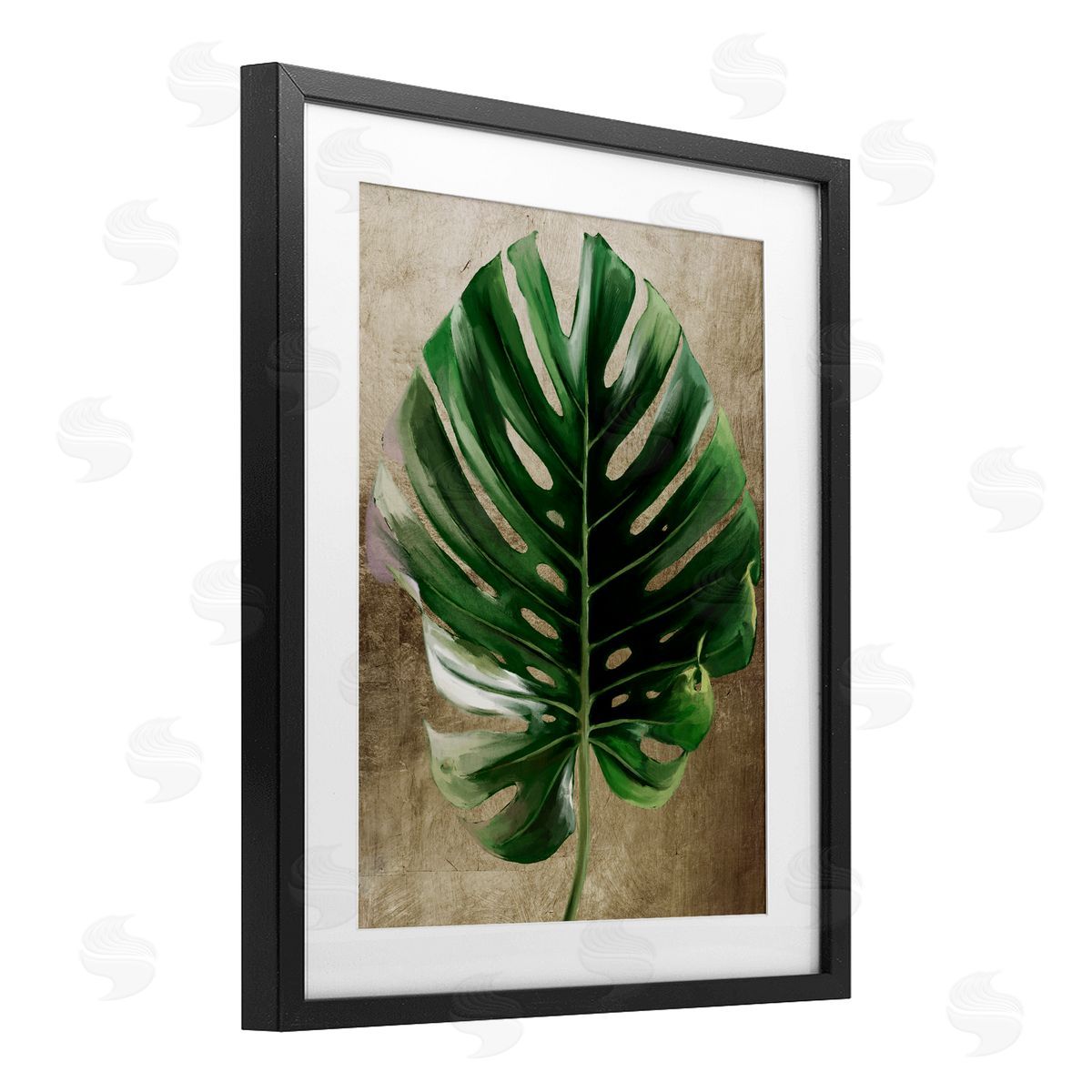 Anna Lischenko Earthy Exotic Leaf Canvas Wall Art Print