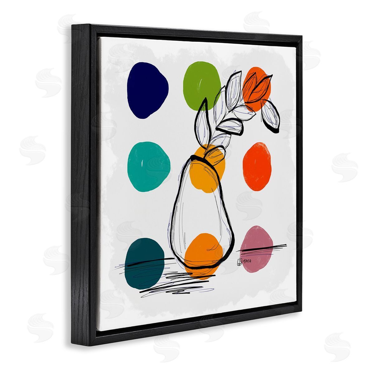 Beki Marquardt Botanical Pear Sketch Canvas Wall Art Print