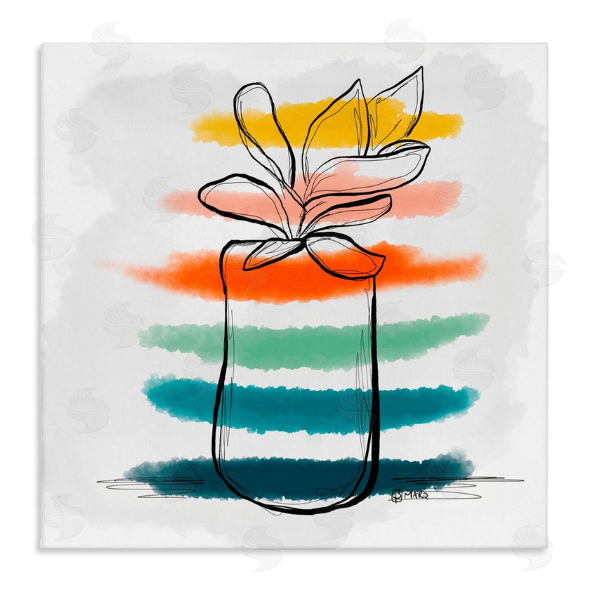 Beki Marquardt | Plant with Color Streaks