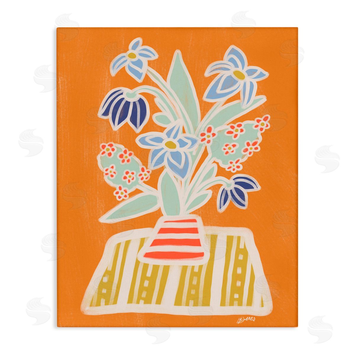 Beki Marquardt Trea Flower Bouquet Canvas Wall Art Print