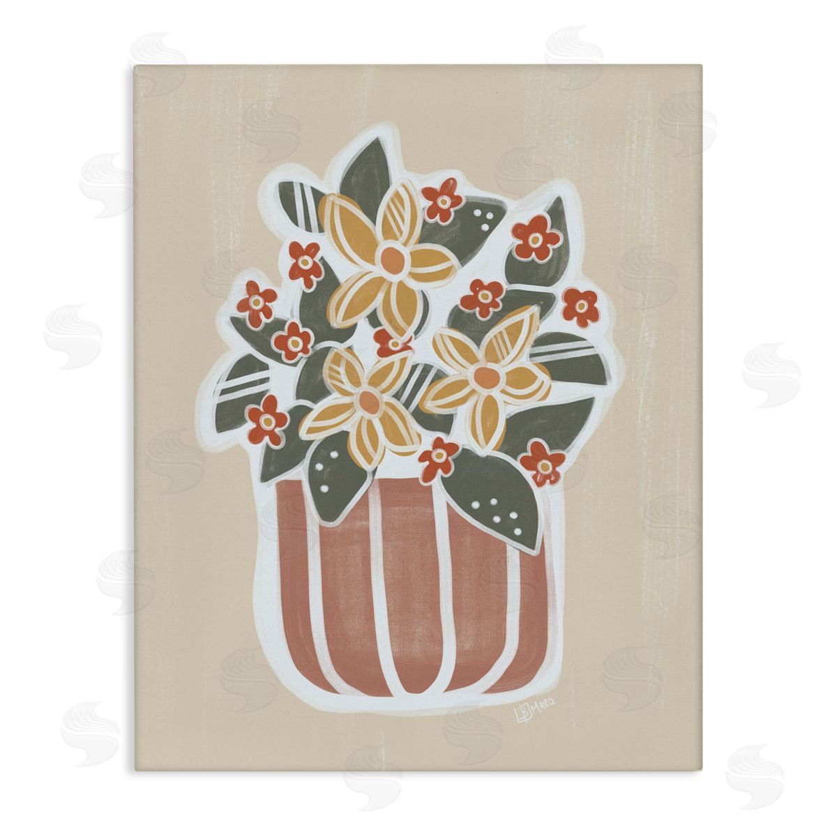 Beki Marquardt Nick Flower Bouquet Canvas Wall Art Print