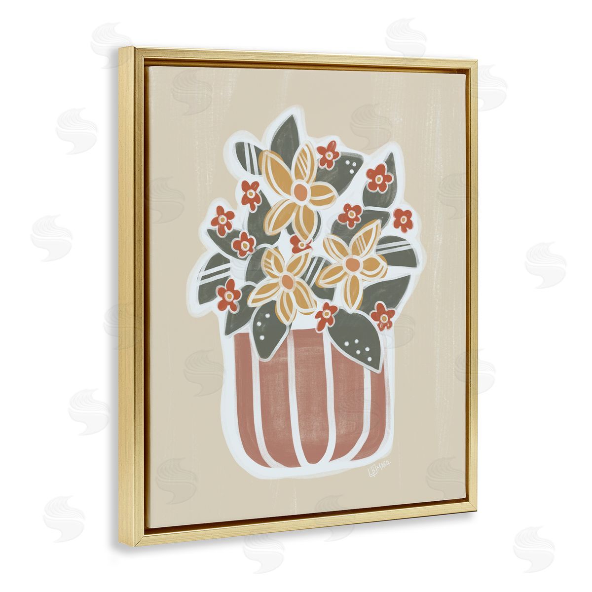 Beki Marquardt Nick Flower Bouquet Canvas Wall Art Print