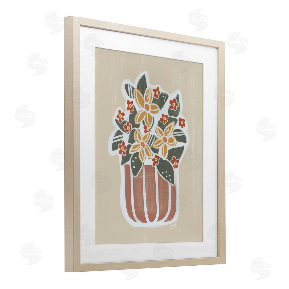 Beki Marquardt Nick Flower Bouquet Canvas Wall Art Print