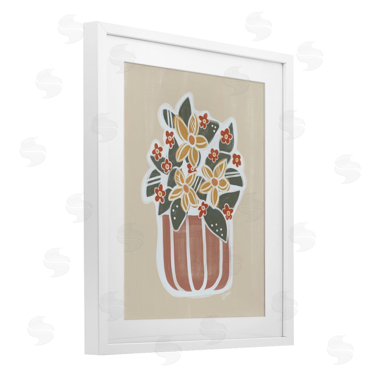 Beki Marquardt Nick Flower Bouquet Canvas Wall Art Print