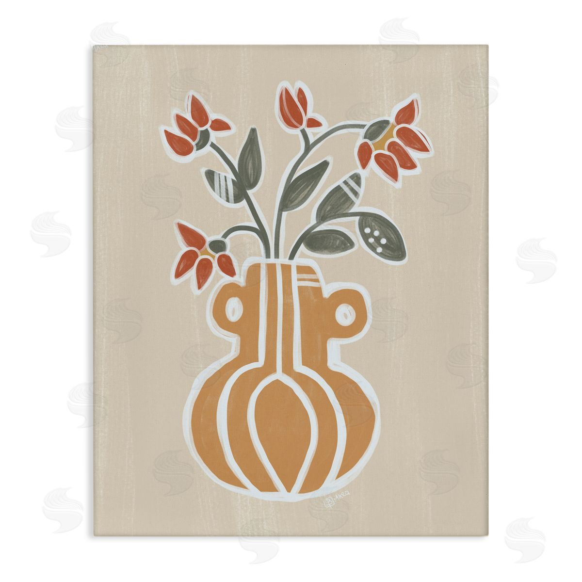Beki Marquardt Sabrina Flower Bouquet Canvas Wall Art Print
