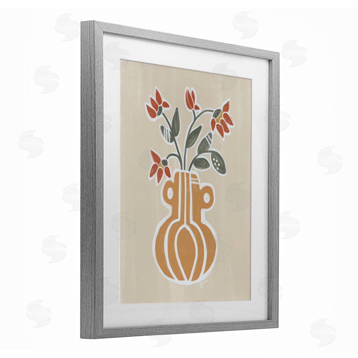 Beki Marquardt Sabrina Flower Bouquet Canvas Wall Art Print