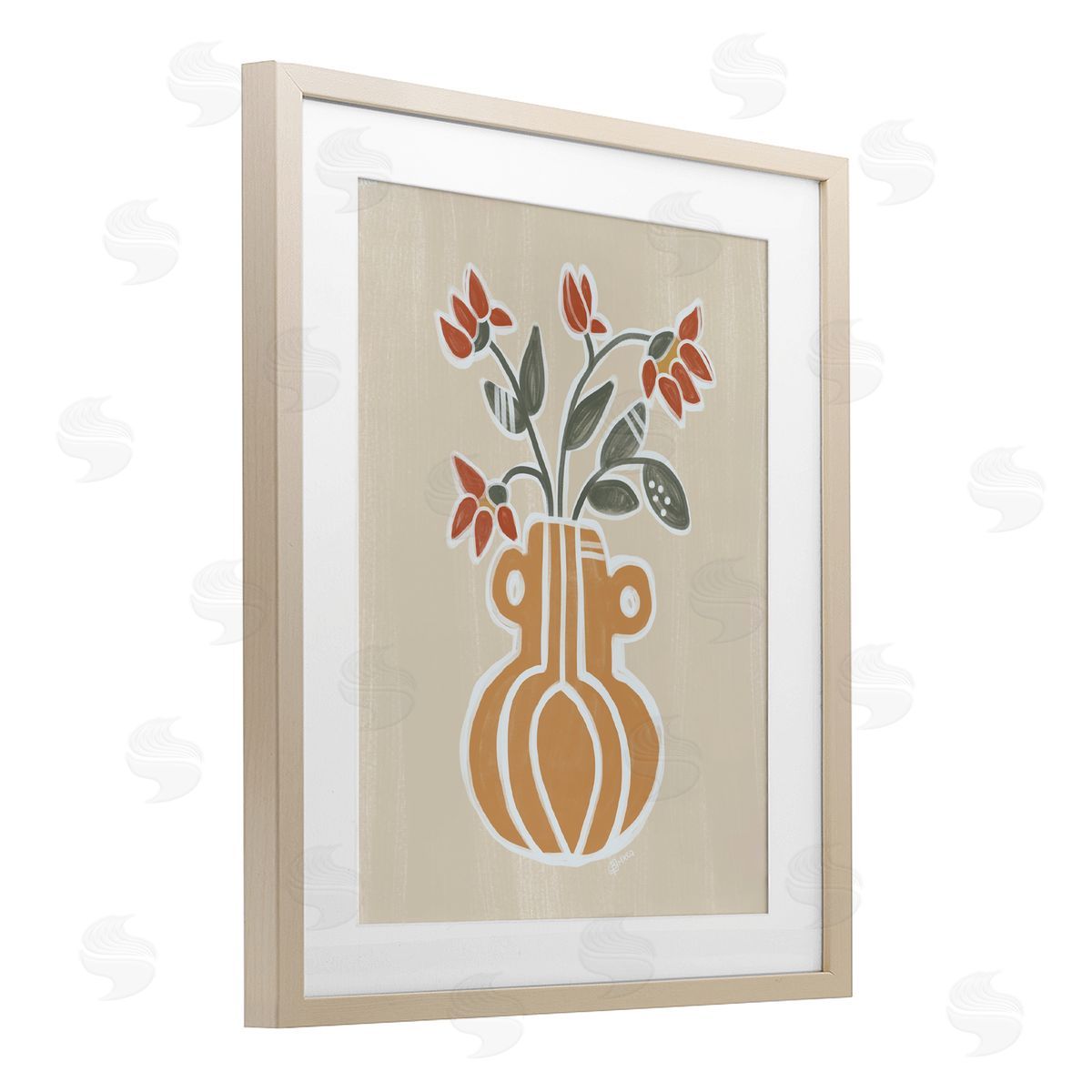 Beki Marquardt Sabrina Flower Bouquet Canvas Wall Art Print