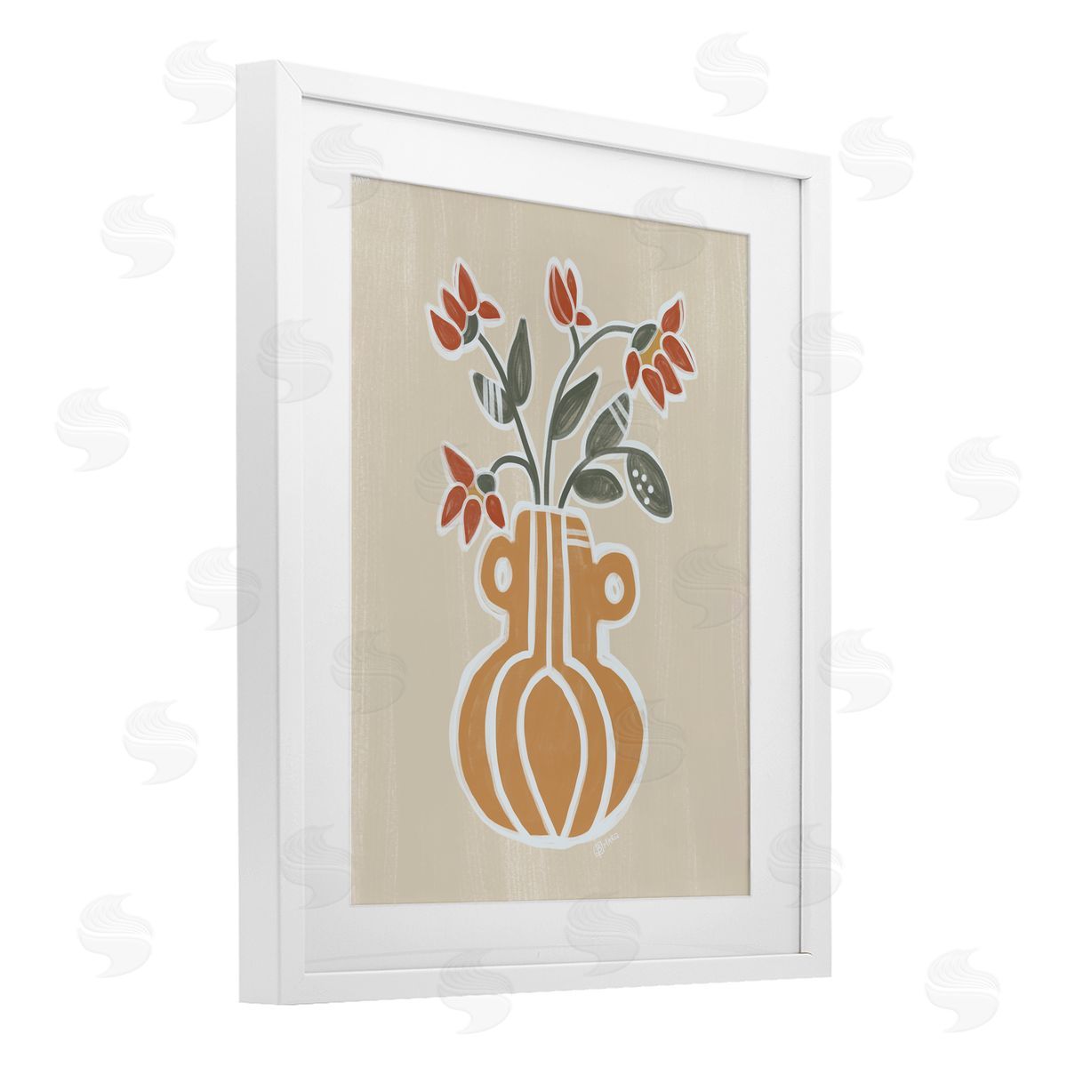 Beki Marquardt Sabrina Flower Bouquet Canvas Wall Art Print