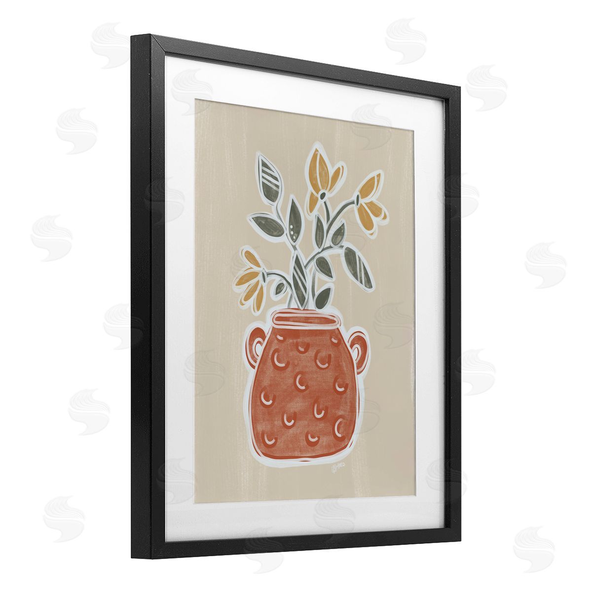 Beki Marquardt Clarence Flower Bouquet Canvas Wall Art Print