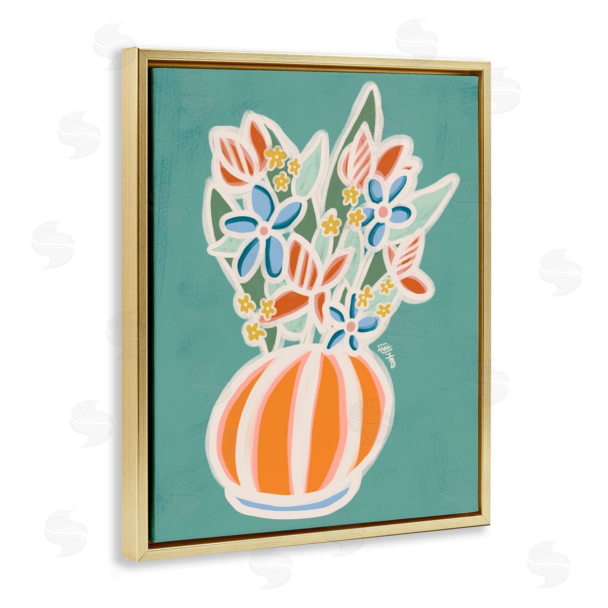 Beki Marquardt Nix Flower Bouquet Canvas Wall Art Print