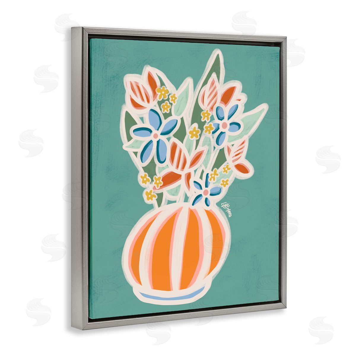 Beki Marquardt Nix Flower Bouquet Canvas Wall Art Print