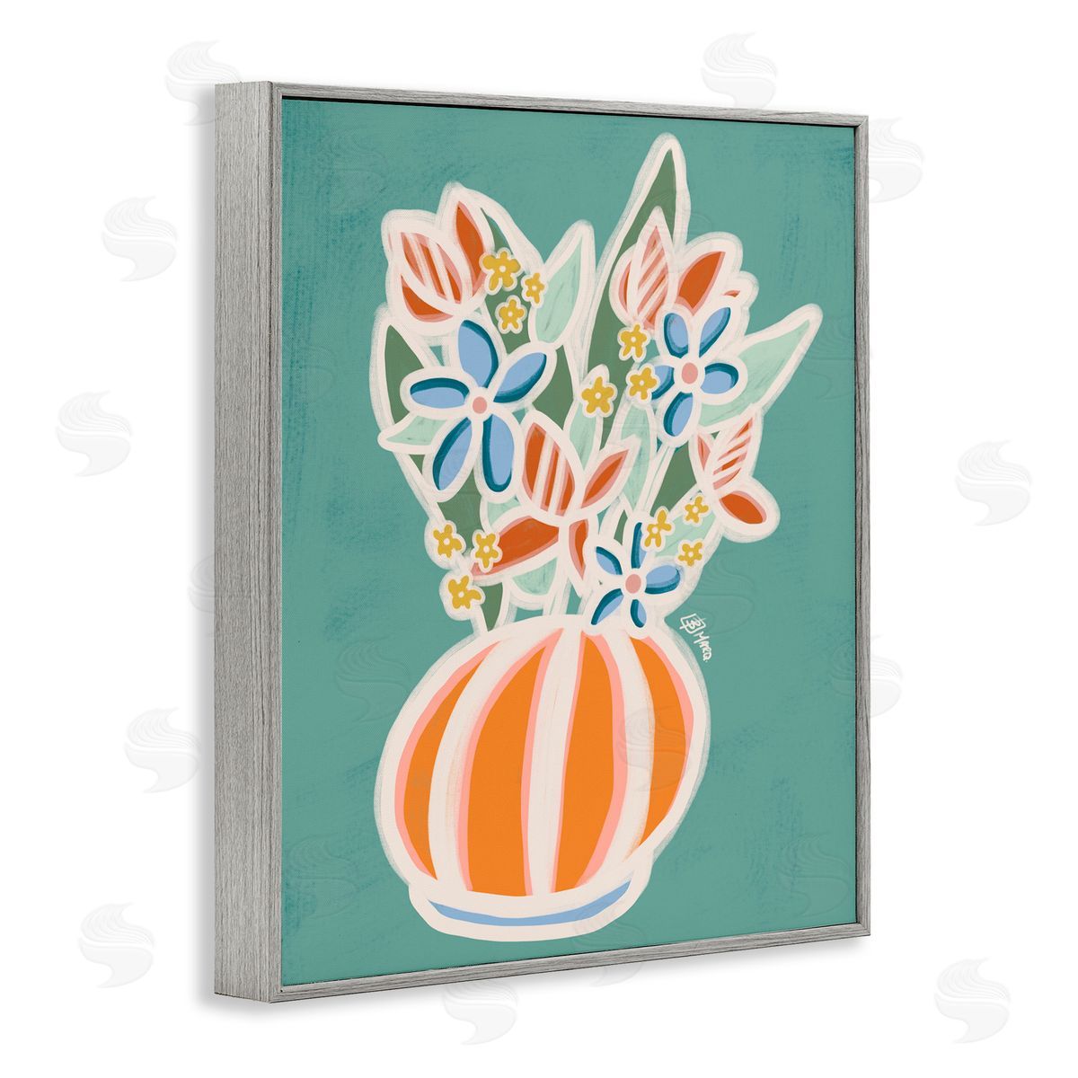 Beki Marquardt Nix Flower Bouquet Canvas Wall Art Print