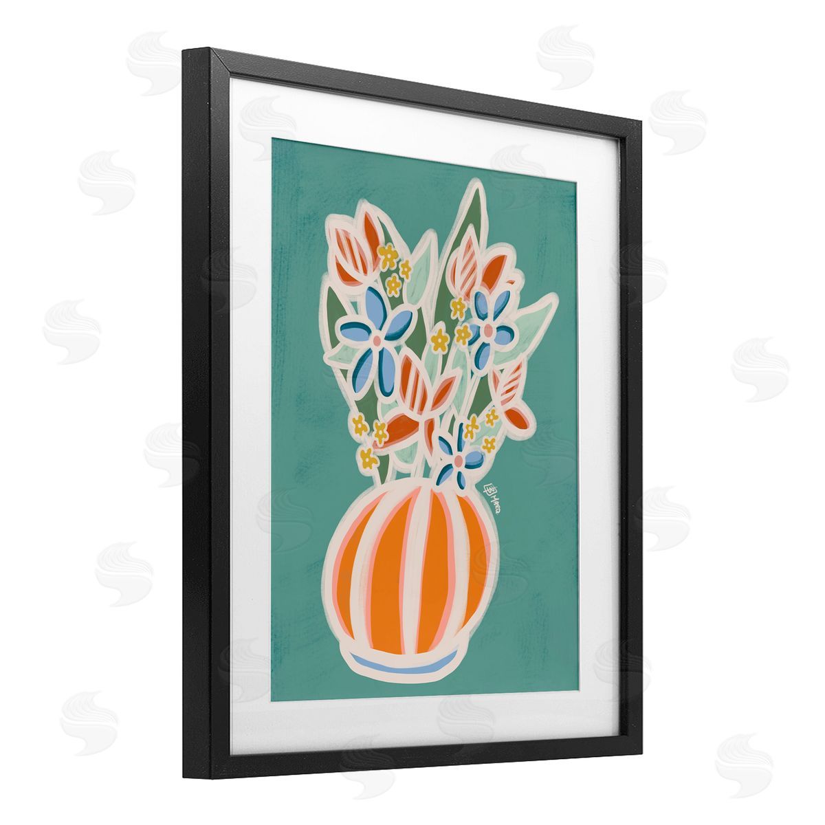 Beki Marquardt Nix Flower Bouquet Canvas Wall Art Print