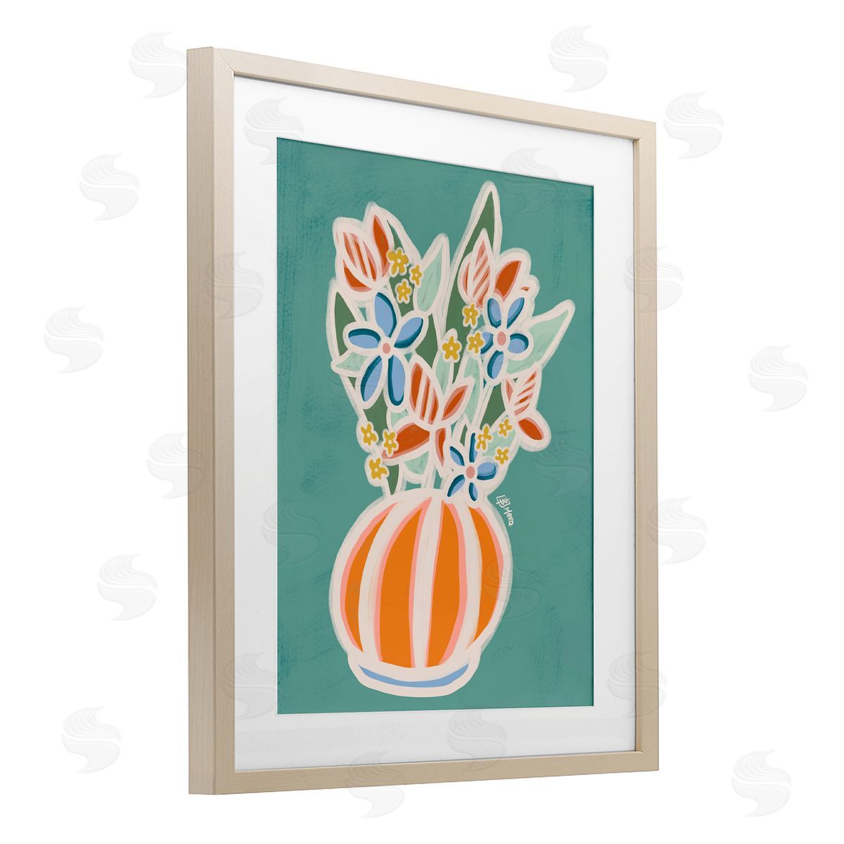 Beki Marquardt Nix Flower Bouquet Canvas Wall Art Print