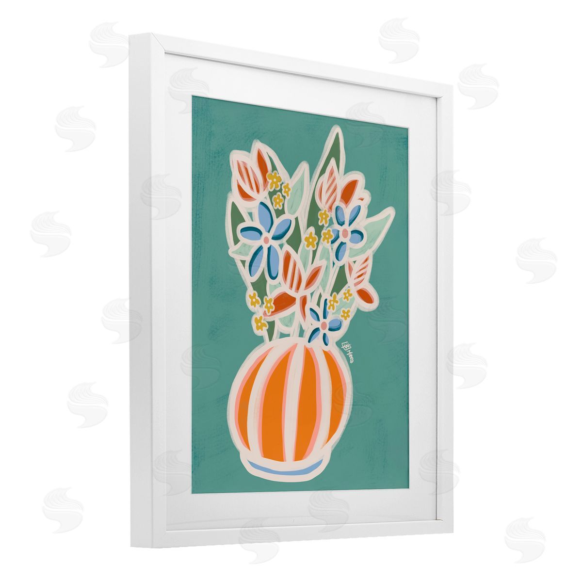 Beki Marquardt Nix Flower Bouquet Canvas Wall Art Print