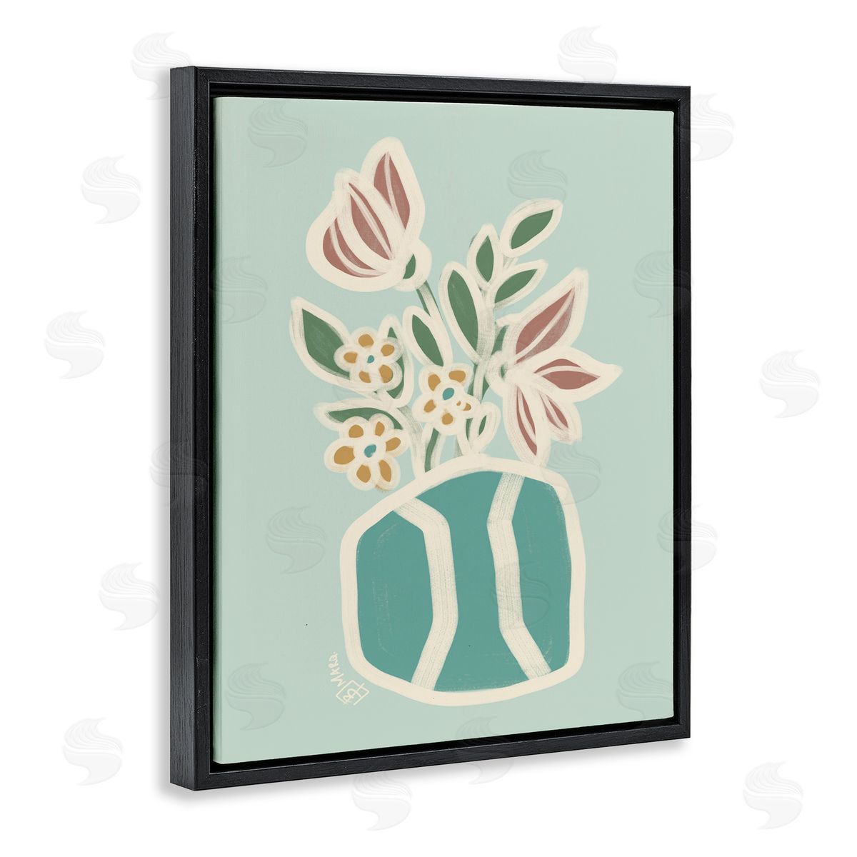 Beki Marquardt Erin Flower Bouquet Canvas Wall Art Print