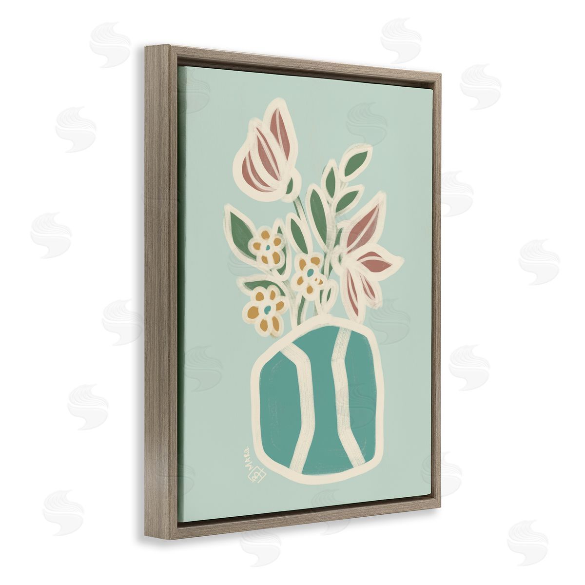 Beki Marquardt Erin Flower Bouquet Canvas Wall Art Print