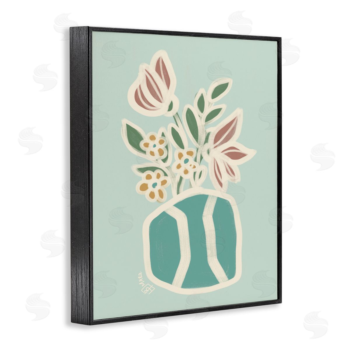 Beki Marquardt Erin Flower Bouquet Canvas Wall Art Print