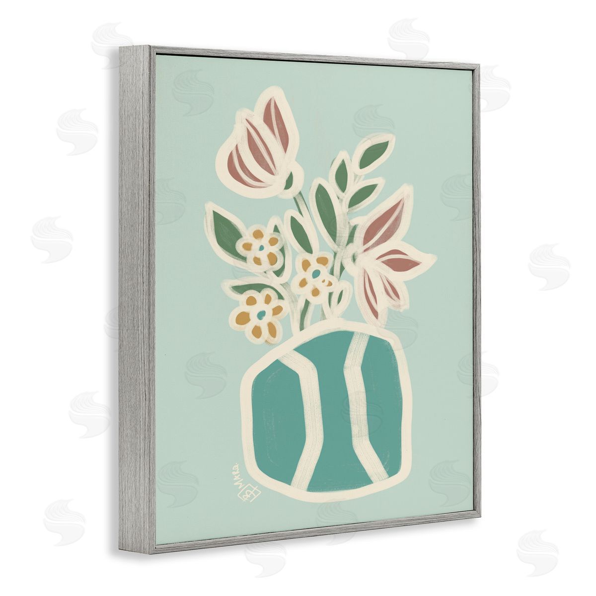 Beki Marquardt Erin Flower Bouquet Canvas Wall Art Print