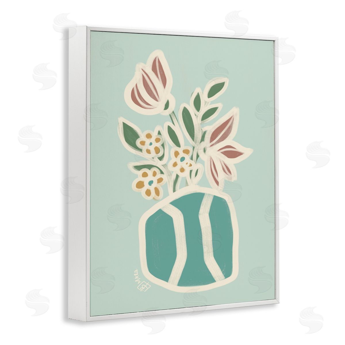 Beki Marquardt Erin Flower Bouquet Canvas Wall Art Print