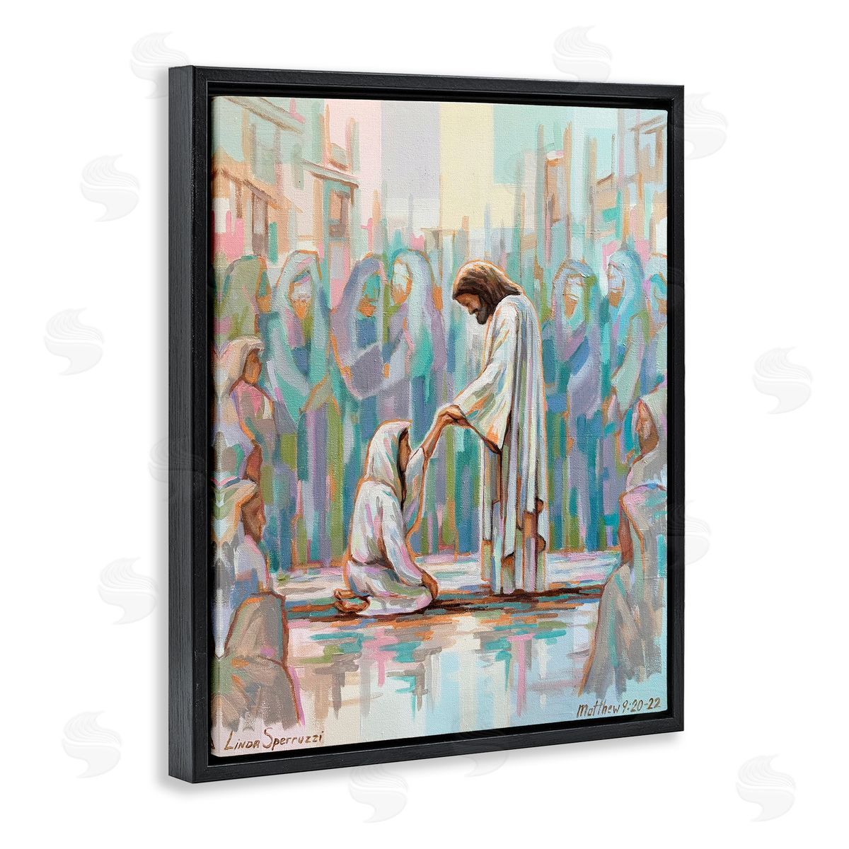 Linda Sperruzzi Spiritual Daughter Matthew 9:20 Canvas Wall Art Print