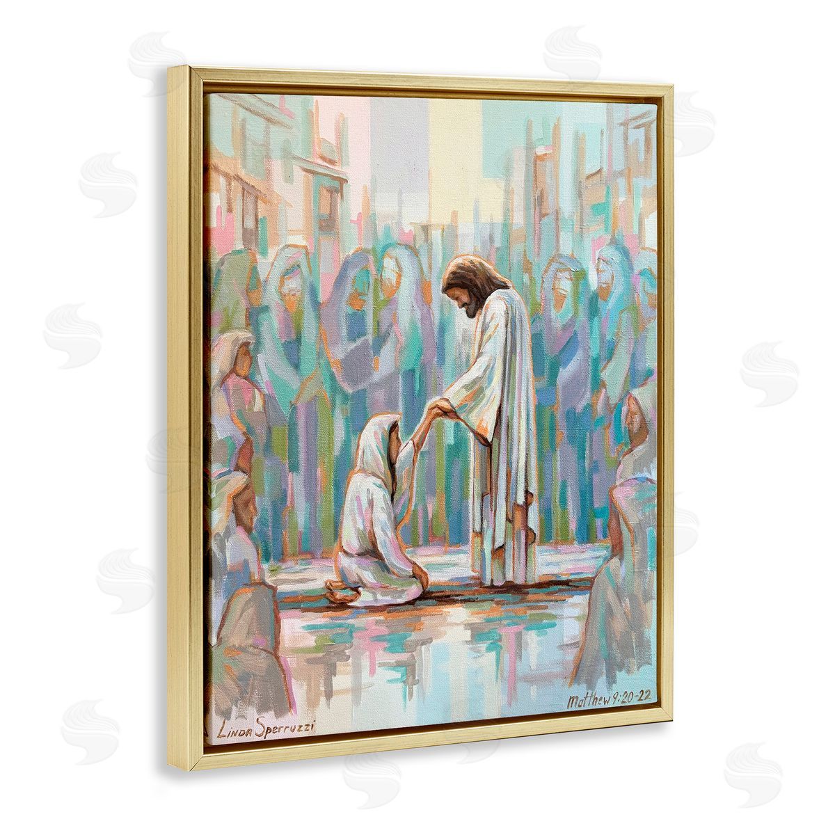 Linda Sperruzzi Spiritual Daughter Matthew 9:20 Canvas Wall Art Print