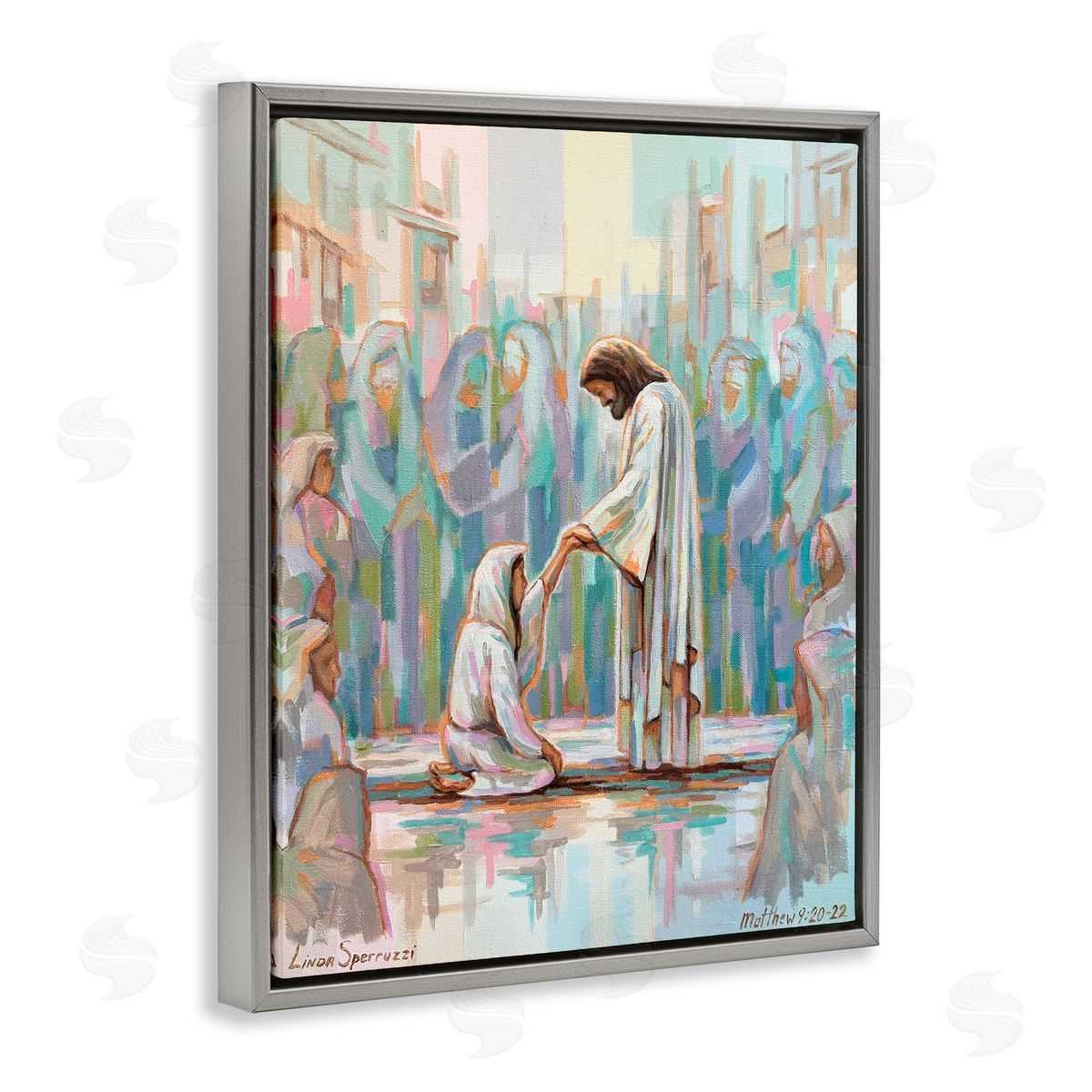 Linda Sperruzzi Spiritual Daughter Matthew 9:20 Canvas Wall Art Print