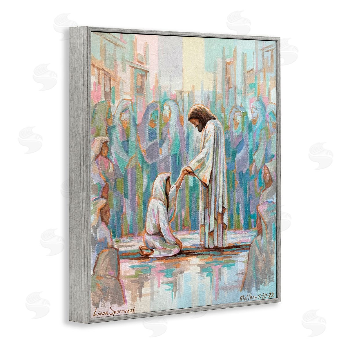 Linda Sperruzzi Spiritual Daughter Matthew 9:20 Canvas Wall Art Print