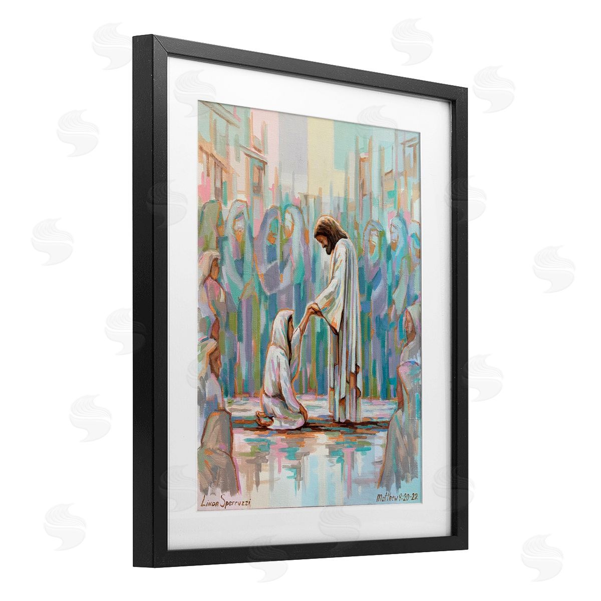 Linda Sperruzzi Spiritual Daughter Matthew 9:20 Canvas Wall Art Print