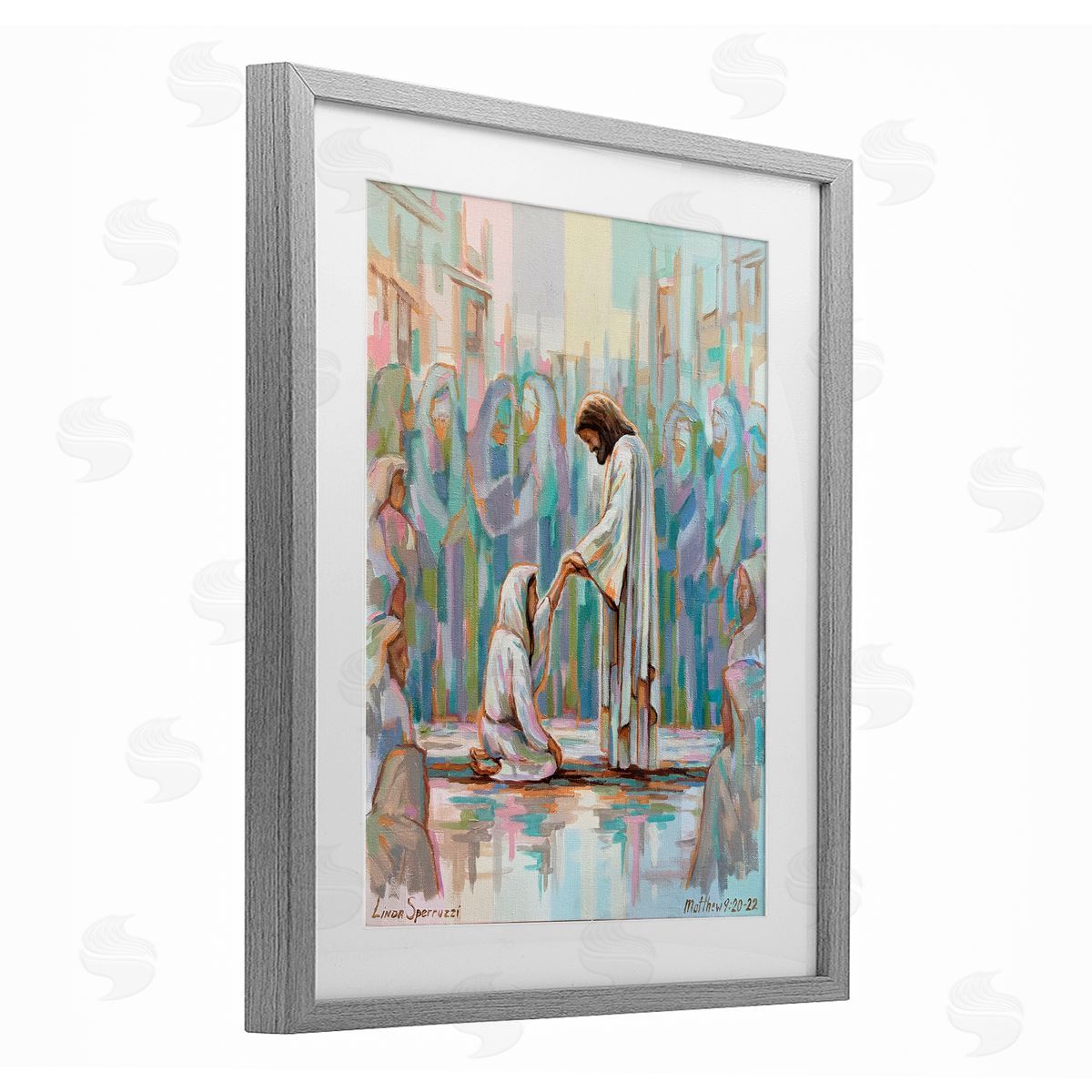 Linda Sperruzzi Spiritual Daughter Matthew 9:20 Canvas Wall Art Print