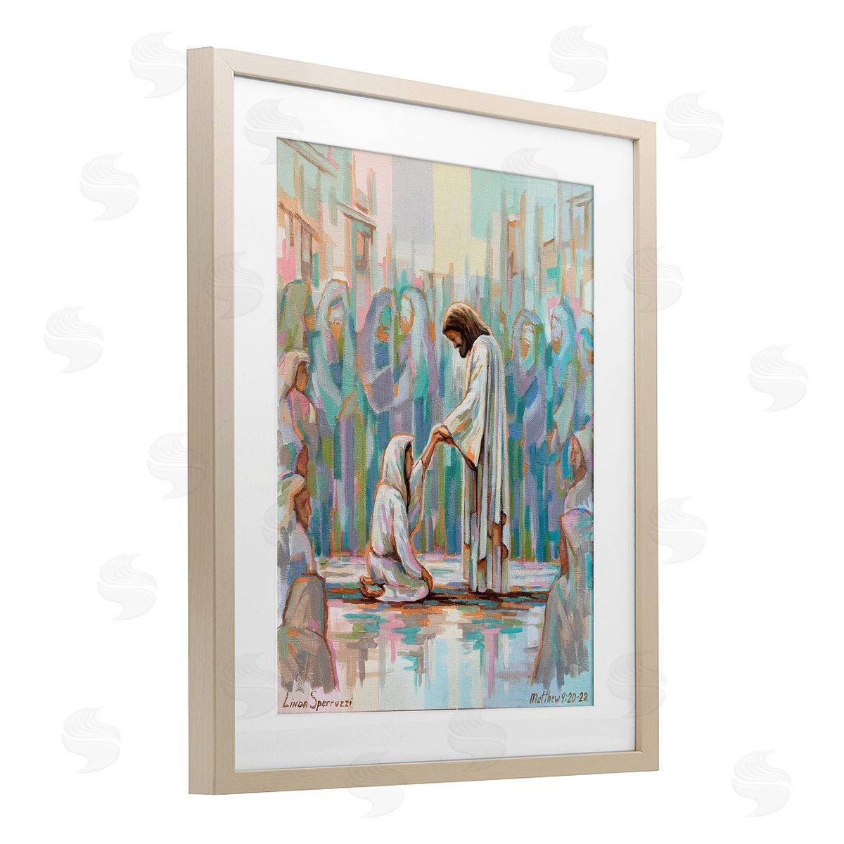 Linda Sperruzzi Spiritual Daughter Matthew 9:20 Canvas Wall Art Print