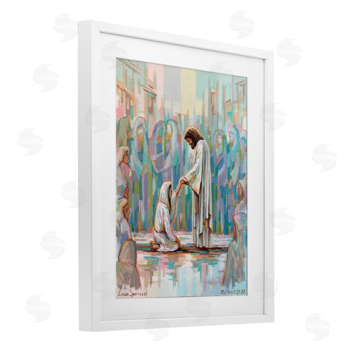Linda Sperruzzi Spiritual Daughter Matthew 9:20 Canvas Wall Art Print