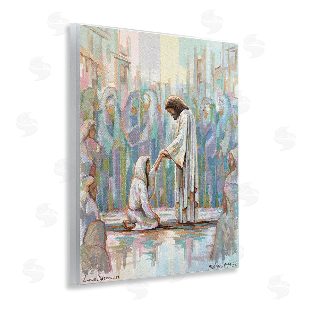 Linda Sperruzzi Spiritual Daughter Matthew 9:20 Canvas Wall Art Print