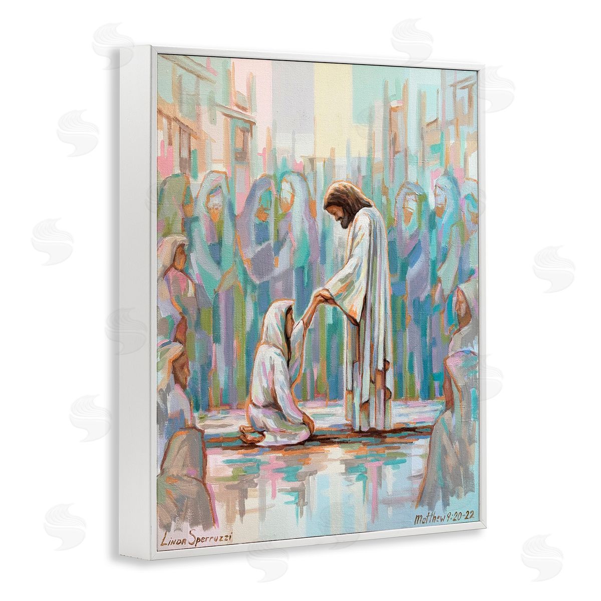 Linda Sperruzzi Spiritual Daughter Matthew 9:20 Canvas Wall Art Print