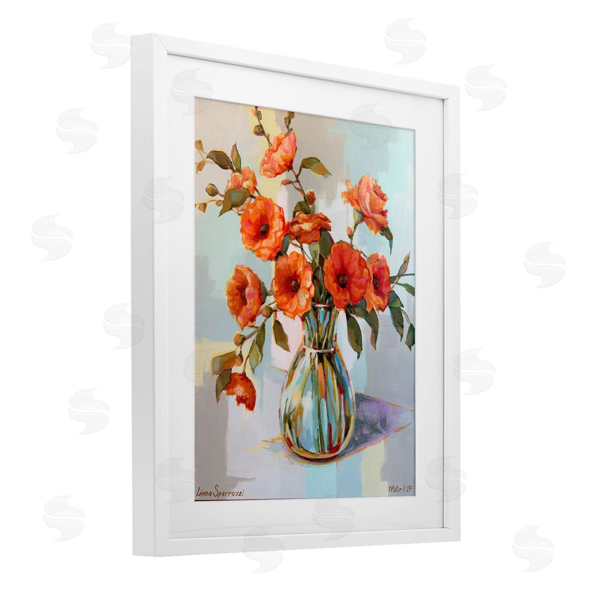 Linda Sperruzzi Camellias From The Garden Canvas Wall Art Print
