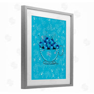 Susan Lugar | Blue Cherries Teacup on Florals
