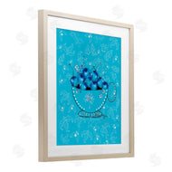 Susan Lugar | Blue Cherries Teacup on Florals