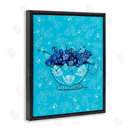Susan Lugar | Bright Blue Blueberries in Teacup