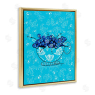 Susan Lugar | Bright Blue Blueberries in Teacup