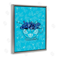 Susan Lugar | Bright Blue Blueberries in Teacup