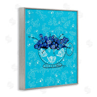 Susan Lugar | Bright Blue Blueberries in Teacup