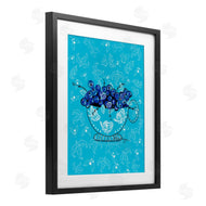 Susan Lugar | Bright Blue Blueberries in Teacup