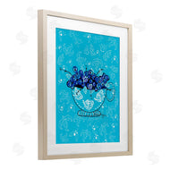 Susan Lugar | Bright Blue Blueberries in Teacup