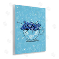 Susan Lugar | Bright Blue Blueberries in Teacup