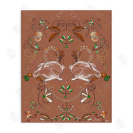 Susan Lugar | Symmetrical Woodland Folk Bunnies