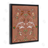 Susan Lugar | Symmetrical Woodland Folk Bunnies