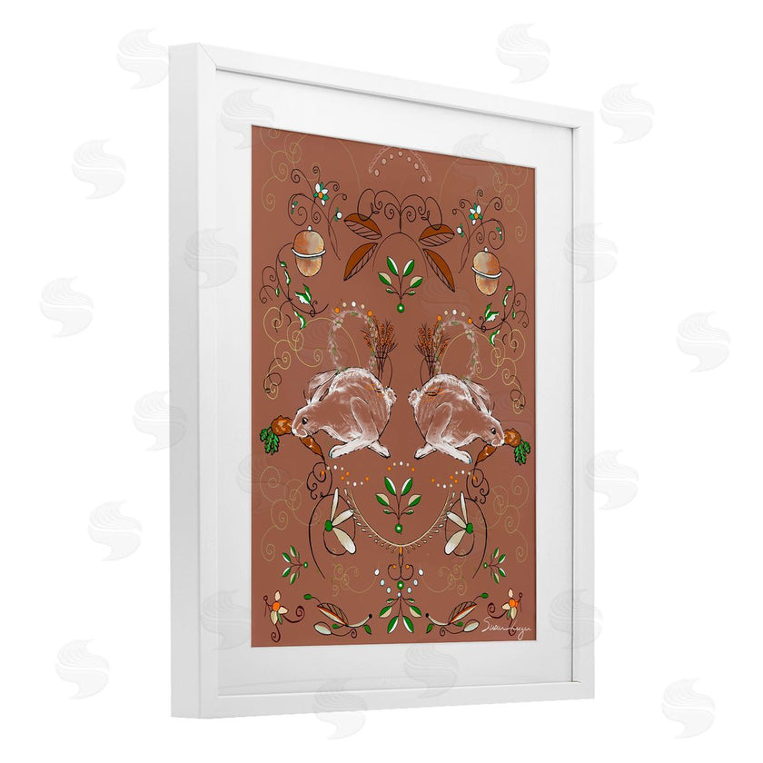 Susan Lugar | Symmetrical Woodland Folk Bunnies