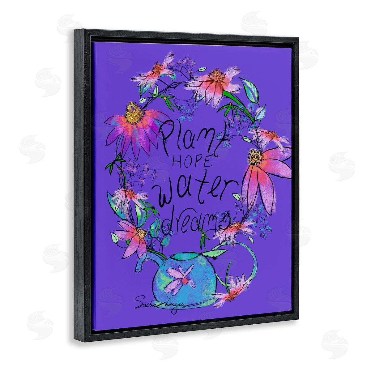 Susan Lugar Plant Hope Water Dreams Canvas Wall Art Print